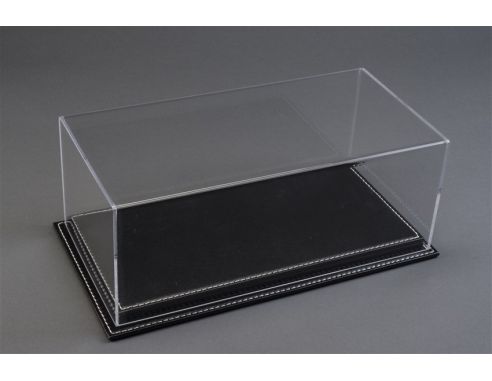 Atlantic ATL10085 MULHOUSE DISPLAY CASE W/BLACK LEATHER BASE mm 170x80x70 1:43 Modellino