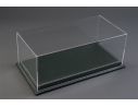 Atlantic ATL10096 MULHOUSE DISPLAY CASE W/GREEN LEATHER BASE mm 510x245x170 1:12 Modellino