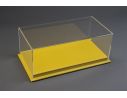 Atlantic ATL10097 MULHOUSE DISPLAY CASE W/YELLOW LEATHER BASE mm 510x245x170 1:12 Modellino