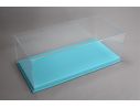 Atlantic ATL10101 MULHOUSE DISPLAY CASE W/TURQOISE LEATHER BASE mm 510x245x170 1:12 Modellino