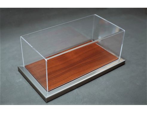 ATLANTIC-CASE ATL10161 GOOWOOD DISPLAY C.METAL+ WOOD COMBO MOGAN BASE mm 325x165x125 1:12 Modellino