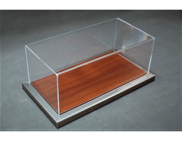 ATLANTIC-CASE ATL10161 GOOWOOD DISPLAY C.METAL+ WOOD COMBO MOGAN BASE mm 325x165x125 1:12 Modellino