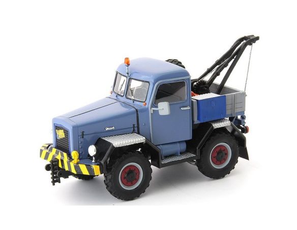 Autocult ATC11008 KRAMER U800 ALLRAD ABSCHLEPP-LKW PASTEL 1959 BLUE/GREY 1:43 Modellino