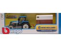 Bburago BU44063 NEW HOLLAND T7000 FARM TRACTOR + HORSE TRAILER 1:32 Modellino