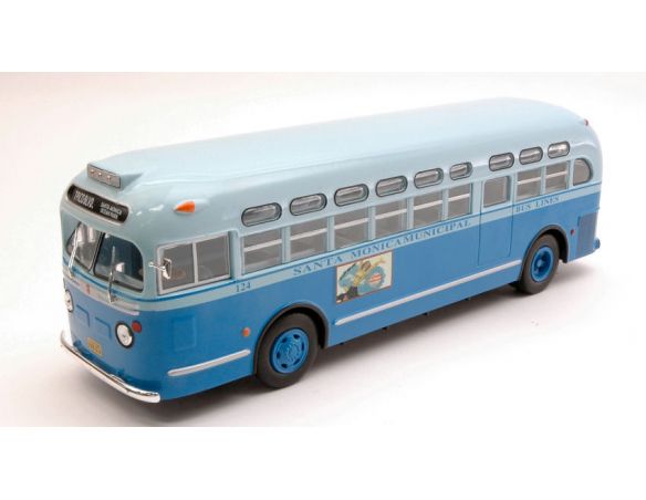IXO MODEL BUS007 GENERAL MOTORS TDH 3714 1955 LIGHT GREEN/WHITE 1:43 Modellino