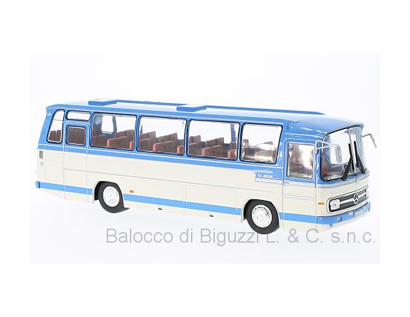 Bburago BUS008 MERCEDES O 302-10R 1972 BLUE/WHITE 1:43 Modellino
