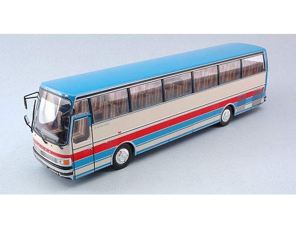 IXO MODEL BUS012 SETRA S215 HD 1976 BEIGE/RED 1:43 Modellino