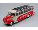 IXO MODEL BUS014 BORGWARD BO 4000 BEIGE/RED 1952 1:43 Modellino