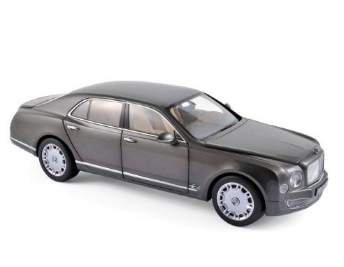Busch BL843 BENTLEY MULSANNE 2010 BRODAGAR GREY MINICHAMPS 1:18 Modellino