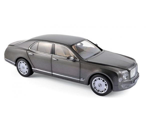 Busch BL843 BENTLEY MULSANNE 2010 BRODAGAR GREY MINICHAMPS 1:18 Modellino