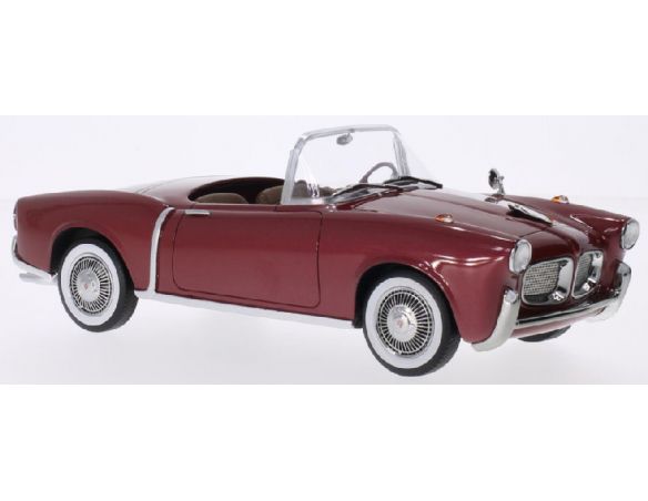 BOS MODEL BOS157 FIAT 1100 TV TRASFORMABILE ROSSO METALLIZZATO 1:18 Modellino
