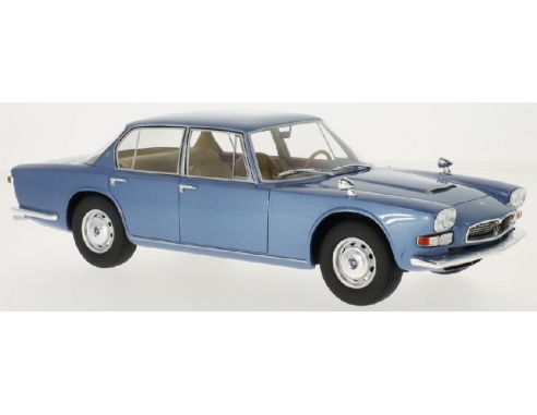 Busch BOS170 MASERATI QUATTROPORTE METALLIC BLUE 1:18 Modellino