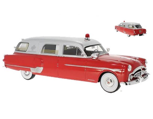 BOS MODEL BOS337 PACKARD HENNEY AMBULANCE 1:18 Modellino