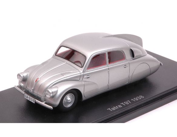 Busch BOS43106 TATRA T97 SILVER 1:43 Modellino