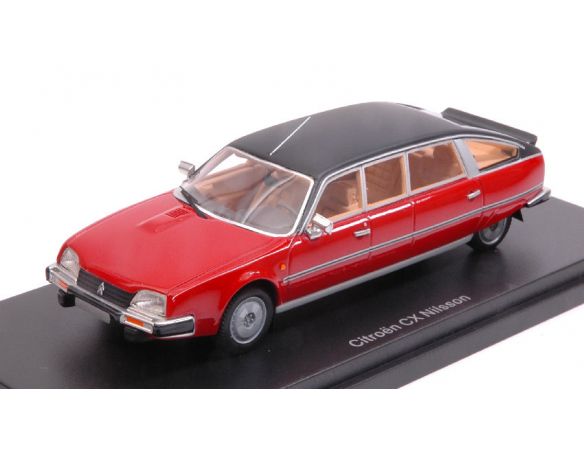 Busch BOS43336 CITROEN CX NILLSSON DARK RED W/BLACK ROOF 1:43 Modellino