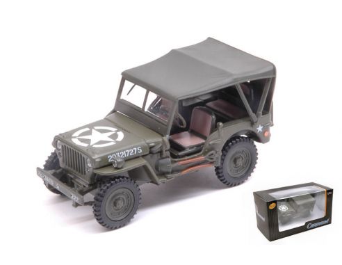 Cararama Motorama CA90180 JEEP 1/4 Ton.C/TETTUCCIO 1:43 Modellino