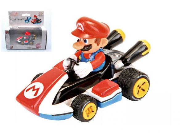 Cararama Motorama CAR17316 MARIO KART 8 MARIO PULL SPEED 1:43 Modellino