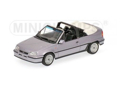 Minichamps PM400045930 OPEL KADETT GSI CABRIO 1989 SILVER 1:43 Modellino