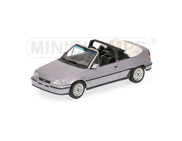 Minichamps PM400045930 OPEL KADETT GSI CABRIO 1989 SILVER 1:43 Modellino