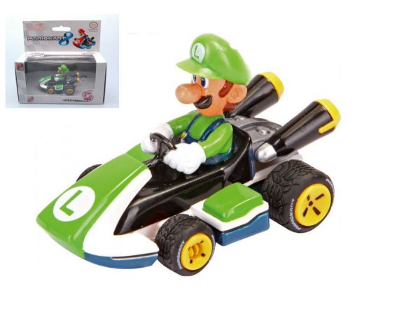 Cararama Motorama CAR17317 MARIO KART 8 MARIO PULL SPEED 1:43 Modellino