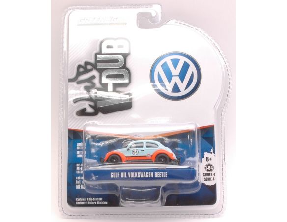 Greenlight GREEN29860B GULF OIL VOLKSWAGEN BEETLE BLISTER 1:64 Modellino