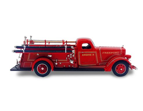 LUCKY DIE CAST LDC43007 AMERICAN LAFRANCE 1939 FIRE TRUCK 1:43 Modellino