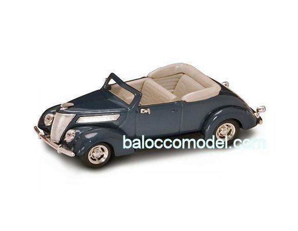 LUCKY DIE CAST LDC94230DB FORD V 8 CONVERTIBLE 1937 DARK BLUE 1:43 Modellino