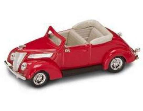 LUCKY DIE CAST LDC94230R FORD V 8 CONVERTIBLE 1937 RED 1:43 Modellino