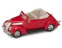 LUCKY DIE CAST LDC94230R FORD V 8 CONVERTIBLE 1937 RED 1:43 Modellino