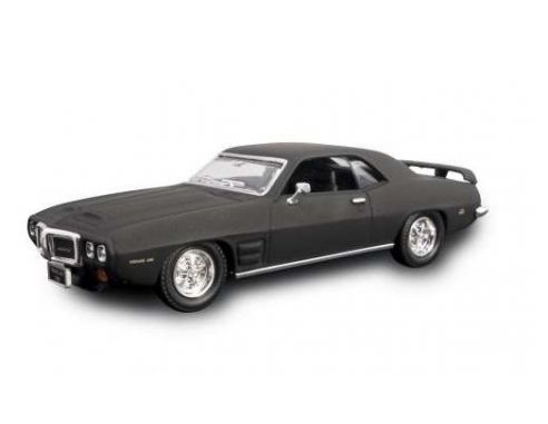 LUCKY DIE CAST LDC94238MBK PONTIAC FIREBIRD TRANS AM 1969 MATT BLACK 1:43 Modellino
