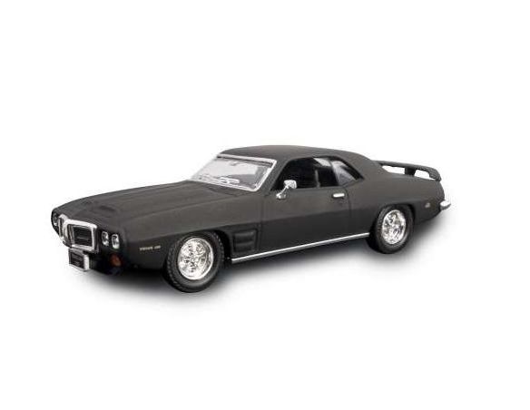 LUCKY DIE CAST LDC94238MBK PONTIAC FIREBIRD TRANS AM 1969 MATT BLACK 1:43 Modellino