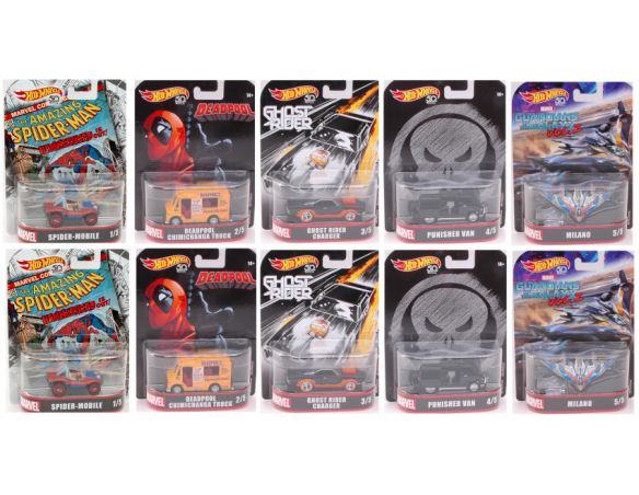 Hot Wheels HWDMC55H RETRO ENTERTAINMENT ASSORTMENT MIX BOX Pz.10 1:64 Modellino