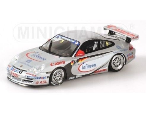 Minichamps PM400046205 PORSCHE 911 GT 3 N.5 2004 1:43 Modellino