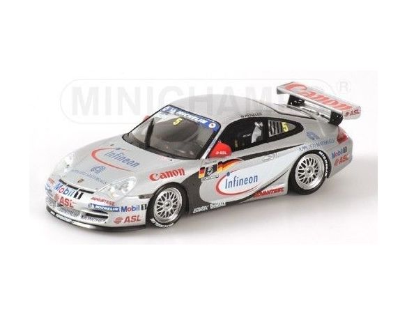 Minichamps PM400046205 PORSCHE 911 GT 3 N.5 2004 1:43 Modellino