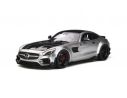 Ixo model GT723 MERCEDES AMG GT MODIFIED BY PRIOR DESIGN SATIN SILVER 1:18 Modellino