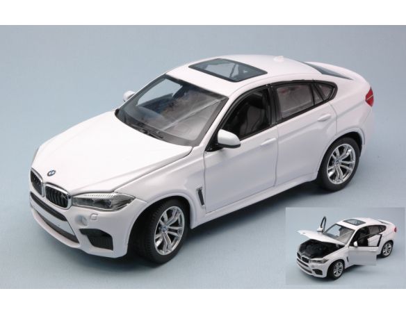 RASTAR RAT56600W BMW X6 M 2018 WHITE 1:24 Modellino