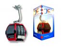 J-Collection JC84001 CABINA OMEGA IV ROSSA BOX cm 9x10x18 1:32 Modellino
