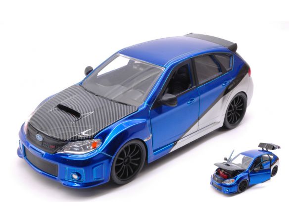 Jada JADA99514 BRIAN'S SUBARU IMPREZA STi FAST & FURIOUS BLUE/SILVER 1:24 Modellino