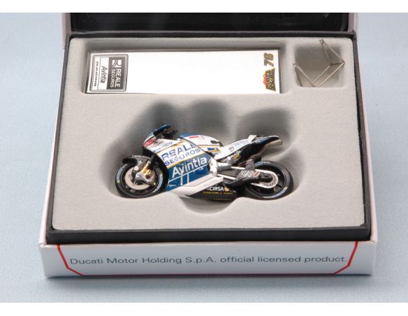 M4 M43025Q DUCATI GP15 LORIS BAZ 2017 N.76 QATAR GP 1:43 Modellino