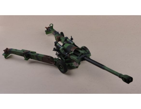 Merit Model ME68604 CANNONE US M198 155 mm TOWED HOWITZER MONTATO E VERNICIATO 1:16 Modellino