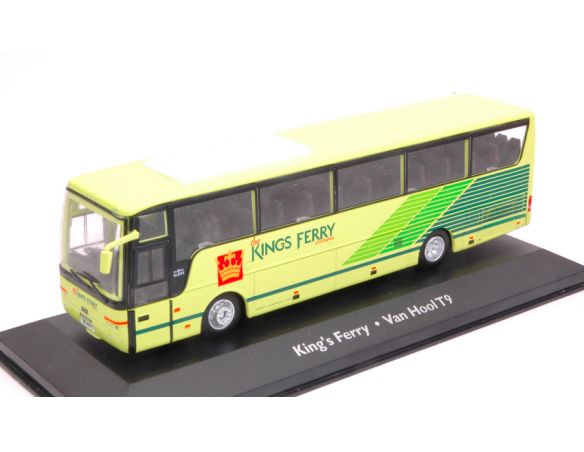 PRODUTTORI VARI EDIJE04 AUTOBUS SCANIA KING S FERRY VAN HOOL T9 cm 16 1:76 Modellino