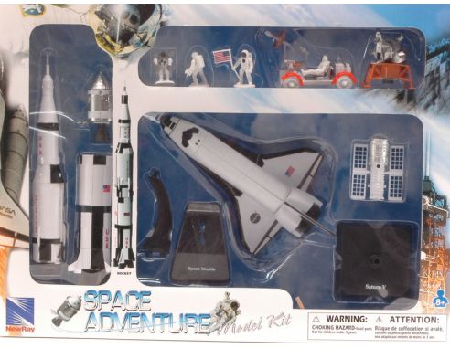 New Ray NY20425 SPACE ADVENTURE SET COMPLETO 1:48 Modellino