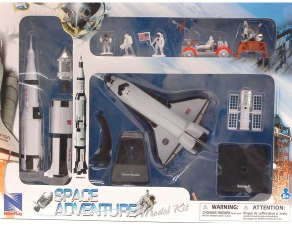 New Ray NY20425 SPACE ADVENTURE SET COMPLETO 1:48 Modellino