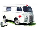 Norev NV184699 PEUGEOT D4B 1963 AMBULANCE 1:18 Modellino