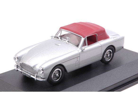 Oxford OXF43AMDB2004 ASTON MARTIN DB2 MKIII SILVER W/RED ROOF 1:43 Modellino