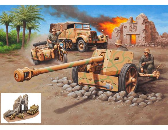 Revell RV03252 SD.KFZ + 7,5 PAK 40 KIT 1:76 Modellino
