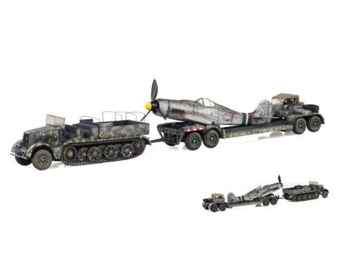 Solido SL7200201 FAMO + AH116 + AIRPLANE GERMANY 1945 1:72 Modellino