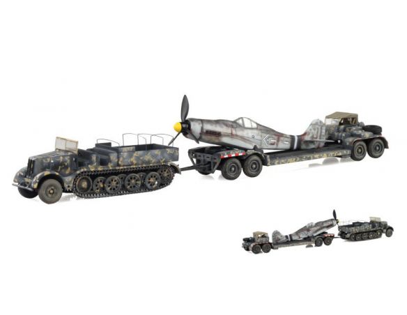 Solido SL7200201 FAMO + AH116 + AIRPLANE GERMANY 1945 1:72 Modellino