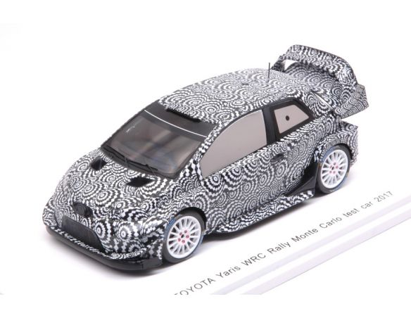 Spark Model S5168 TOYOTA YARIS WRC RALLY MONTE CARLO TEST CAR 2017 J.M.LATVALA-M.ANTTILA Modellino