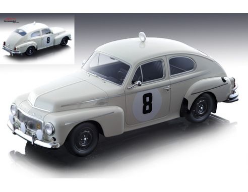 Tecnomodel TMD18106B VOLVO PV544 N.8 WINNER RAC RALLY 1964 T.TRANA-G.THERMAENIUS 1:18 Modellino